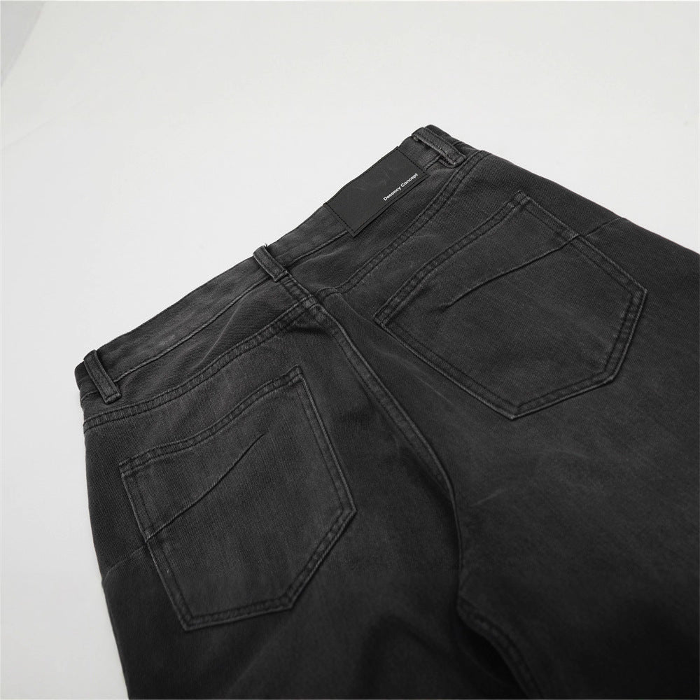 black slim jeans